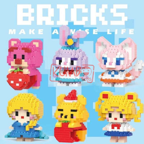 Mainan Edukasi Bricks Mini Mainan Balok Susun 3D