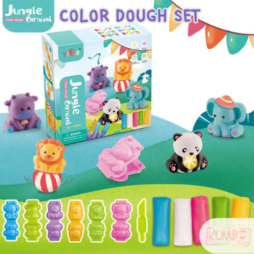 Mainan Edukasi Anak Play Dough Box Set 3D Pretend Play Edukasi Clay