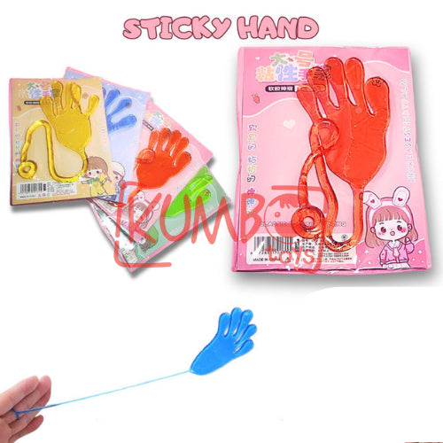Mainan Edukasi Anak Sticky Hand Jelly Tempel Tangan Palm Climbs Wall
