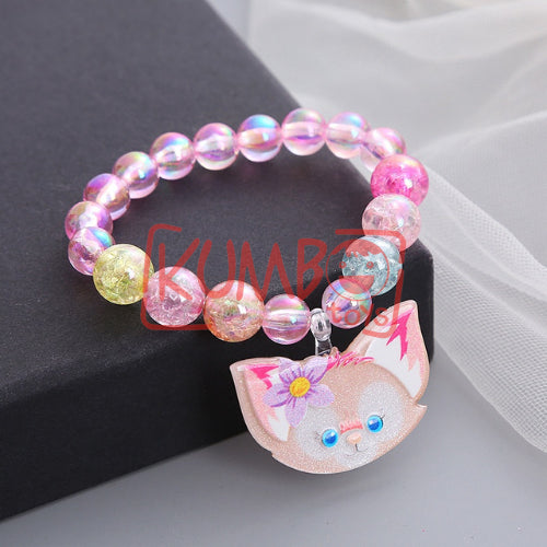 Gelang Manik Karakter Kartun Anak Akrilik Bead Bracelet Korea