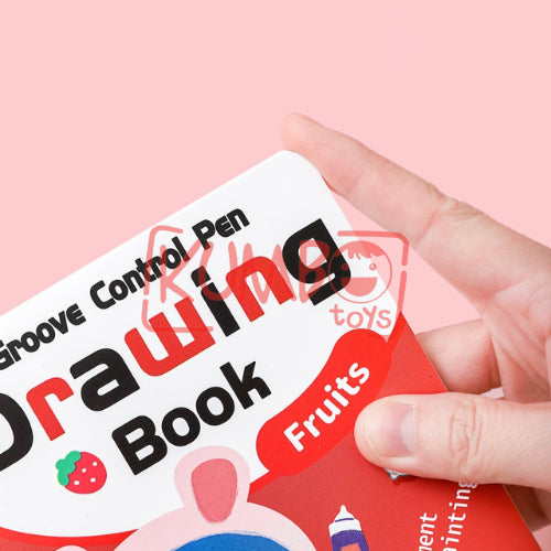 Mainan Edukasi Anak Buku Mewarnai Coloring Drawing Book 8 Lembar Groove Control Pen