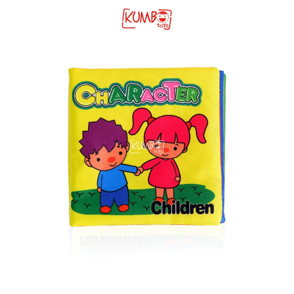 Mainan Anak Cloth Book Buku Bantal Bayi Buku Cerita Bayi Bahan Kain