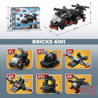 Mainan Edukasi Anak Bricks 6 In 1 Mainan Block