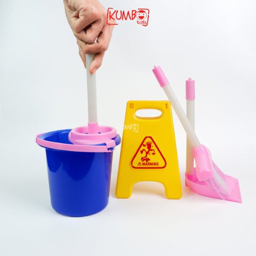 Mainan Edukasi Pretend Play Alat Kebersihan Cleaning Set Toys