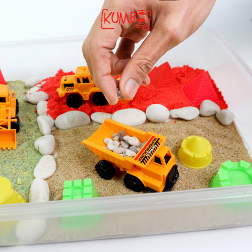 Construction Sensory Box / Sensory Play Mainan Edukasi
