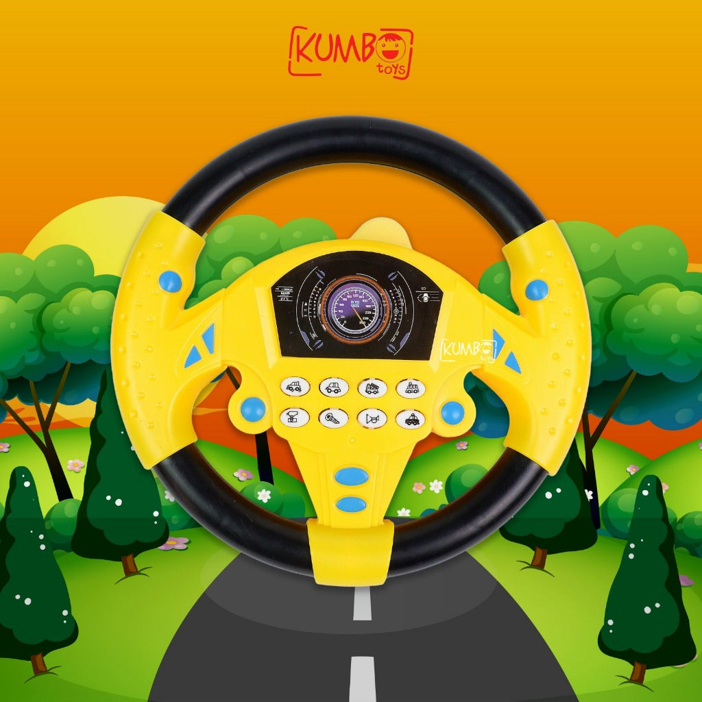 Mainan Edukasi Anak Setir Mobil Steering Wheel Simulated Driving