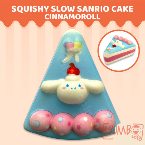 Mainan Anak Squishy Slow Sanrio Cake Karakter Lucu Bentuk Kue