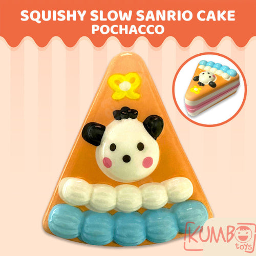 Mainan Anak Squishy Slow Sanrio Cake Karakter Lucu Bentuk Kue