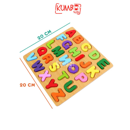 Mainan Edukasi Anak Puzzle 3D Huruf dan Angka