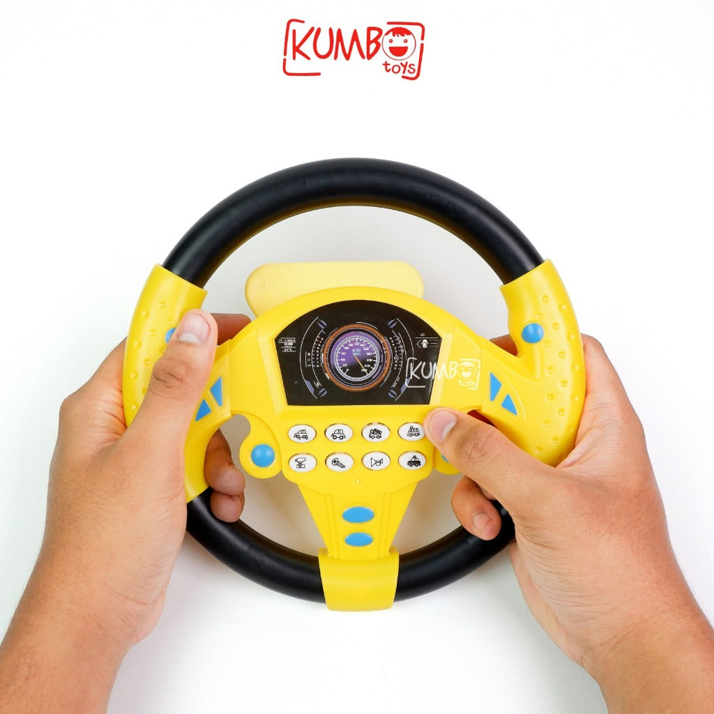 Mainan Edukasi Anak Setir Mobil Steering Wheel Simulated Driving