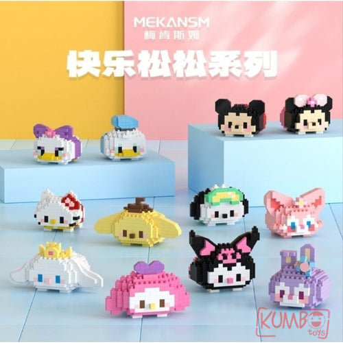 Mainan Anak Mini Bricks 3D Tsum Tsum