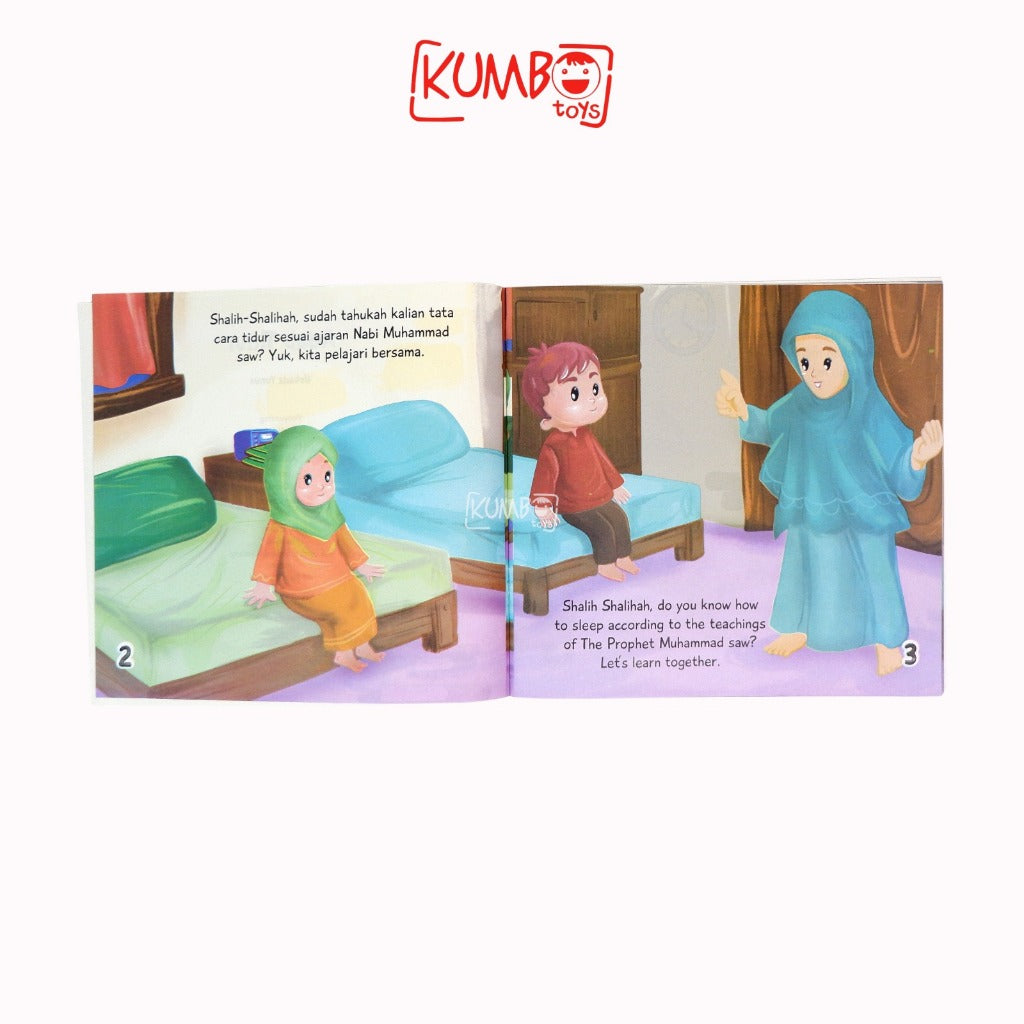 Buku Cerita Anak Bergambar Islami Seri Adab Full Color Bilingual Adab Version