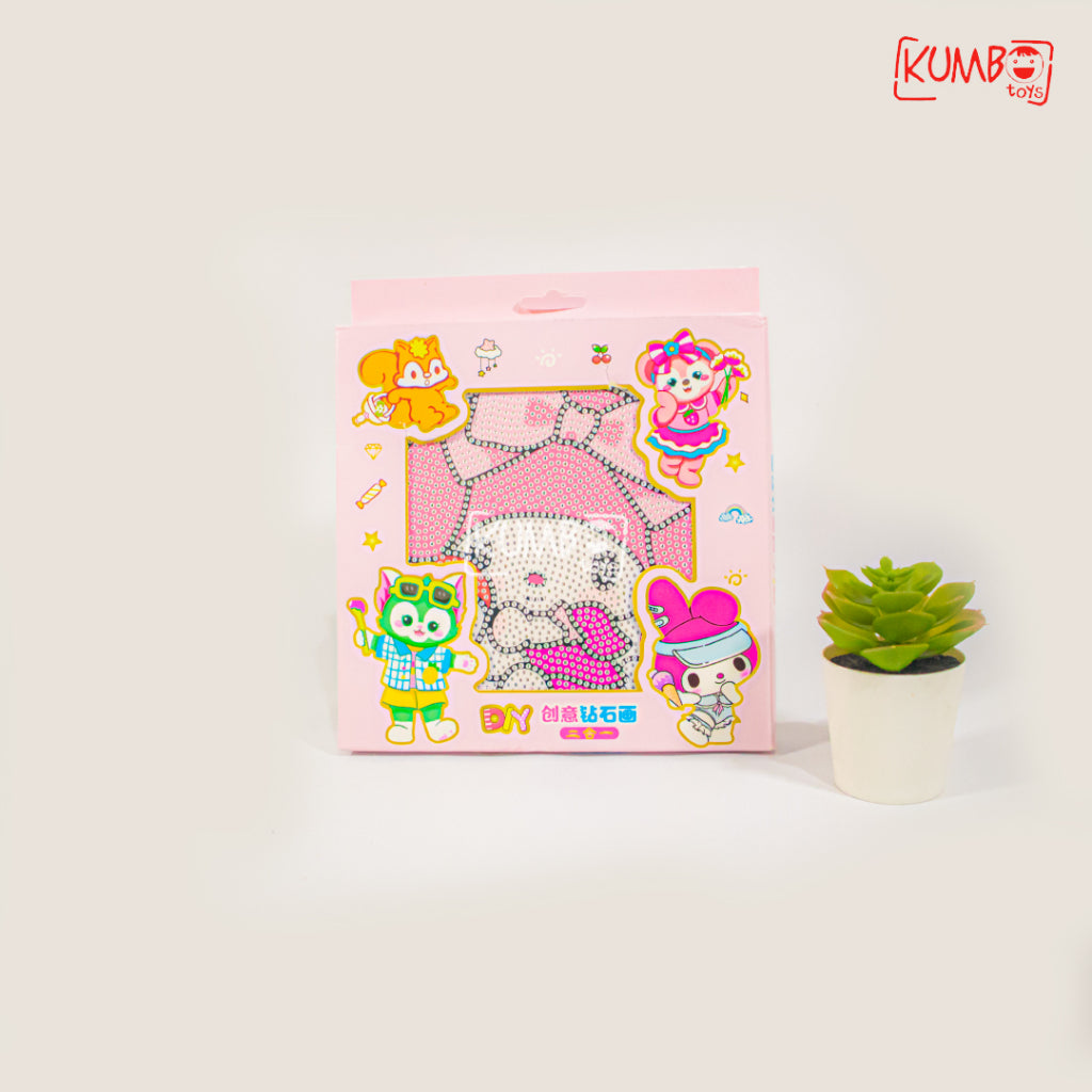 Mainan Edukasi Anak Diamond Painting Karakter Figura Akrilik