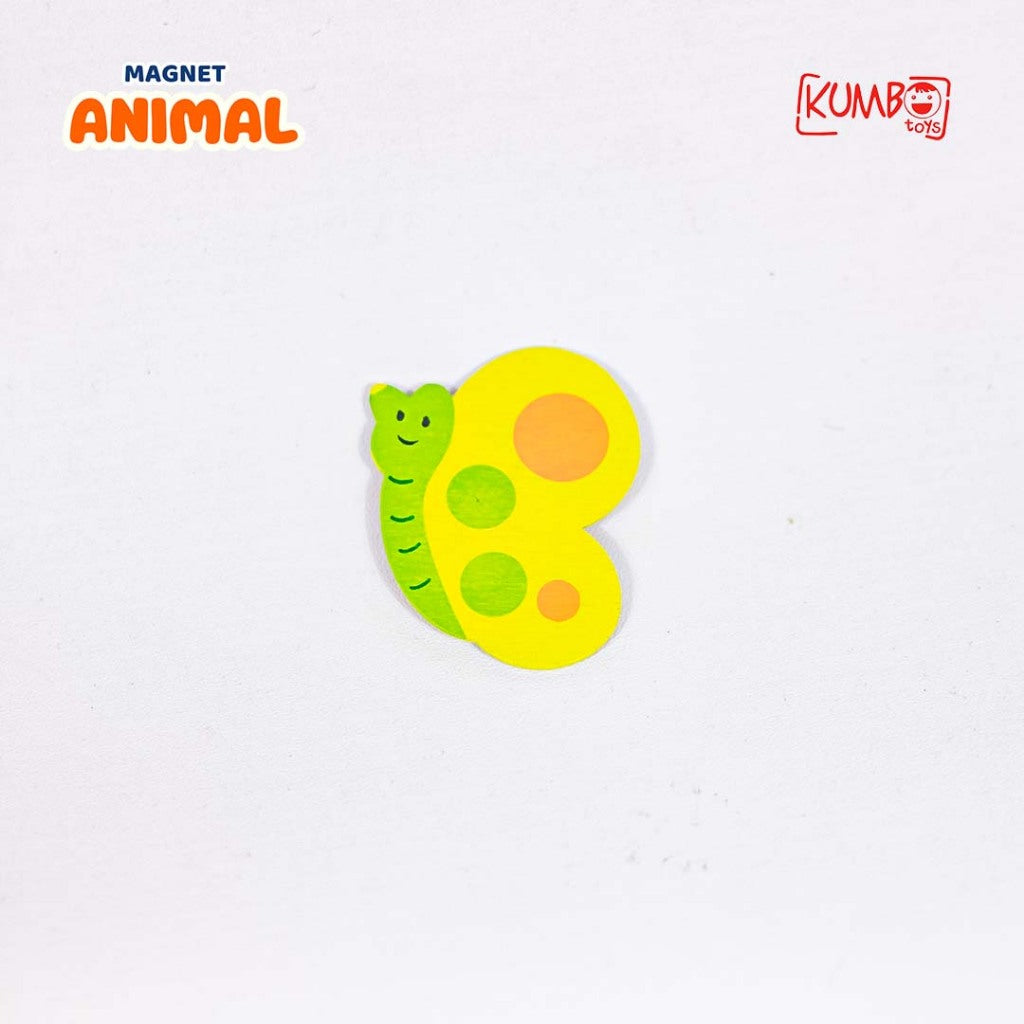 Mainan Edukasi Magnet Kayu Tempel Kulkas Anak Karakter