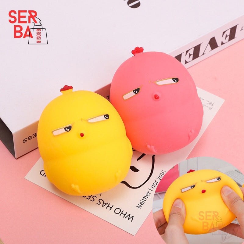 Mainan Squishy Squeeze Decompression Stress Duck