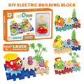 Mainan Edukasi Anak Puzzle DIY Building Blocks Bangunan Blok Edukasi