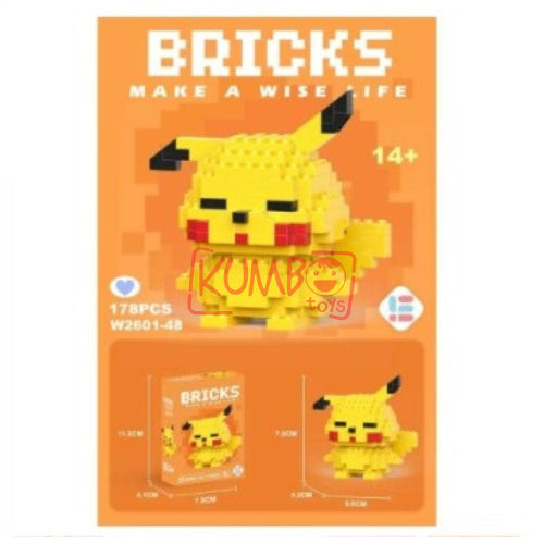 Mainan Edukasi Bricks Mini Mainan Balok Susun 3D