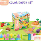 Mainan Edukasi Anak Play Dough Box Set 3D Pretend Play Edukasi Clay