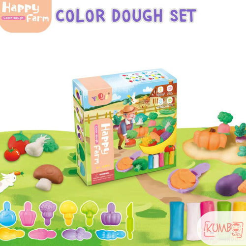 Mainan Edukasi Anak Play Dough Box Set 3D Pretend Play Edukasi Clay