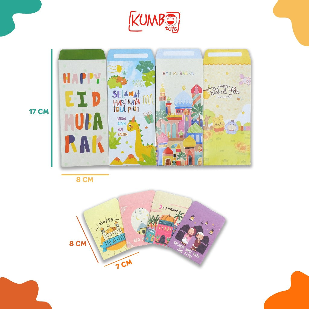 Amplop Lebaran Kecil/Mini EID MUBARAK RAMADHAN KAREEM Selamat Idul Fitri