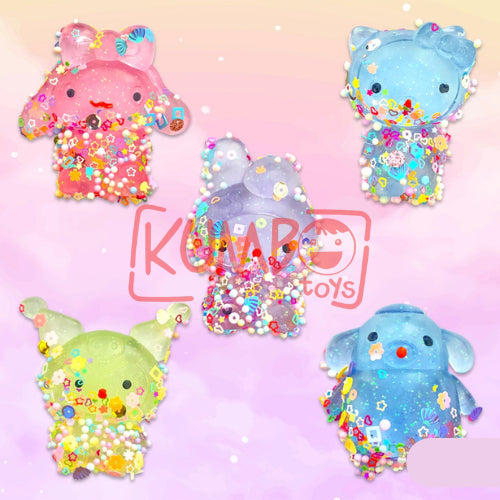 Mainan Edukasi Anak Squishy Manik Sanrio Gel Squeeze