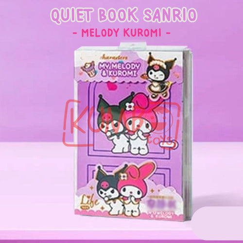 Mainan Edukasi Anak DIY Quiet Book Sanrio Busy Book Paper Doll