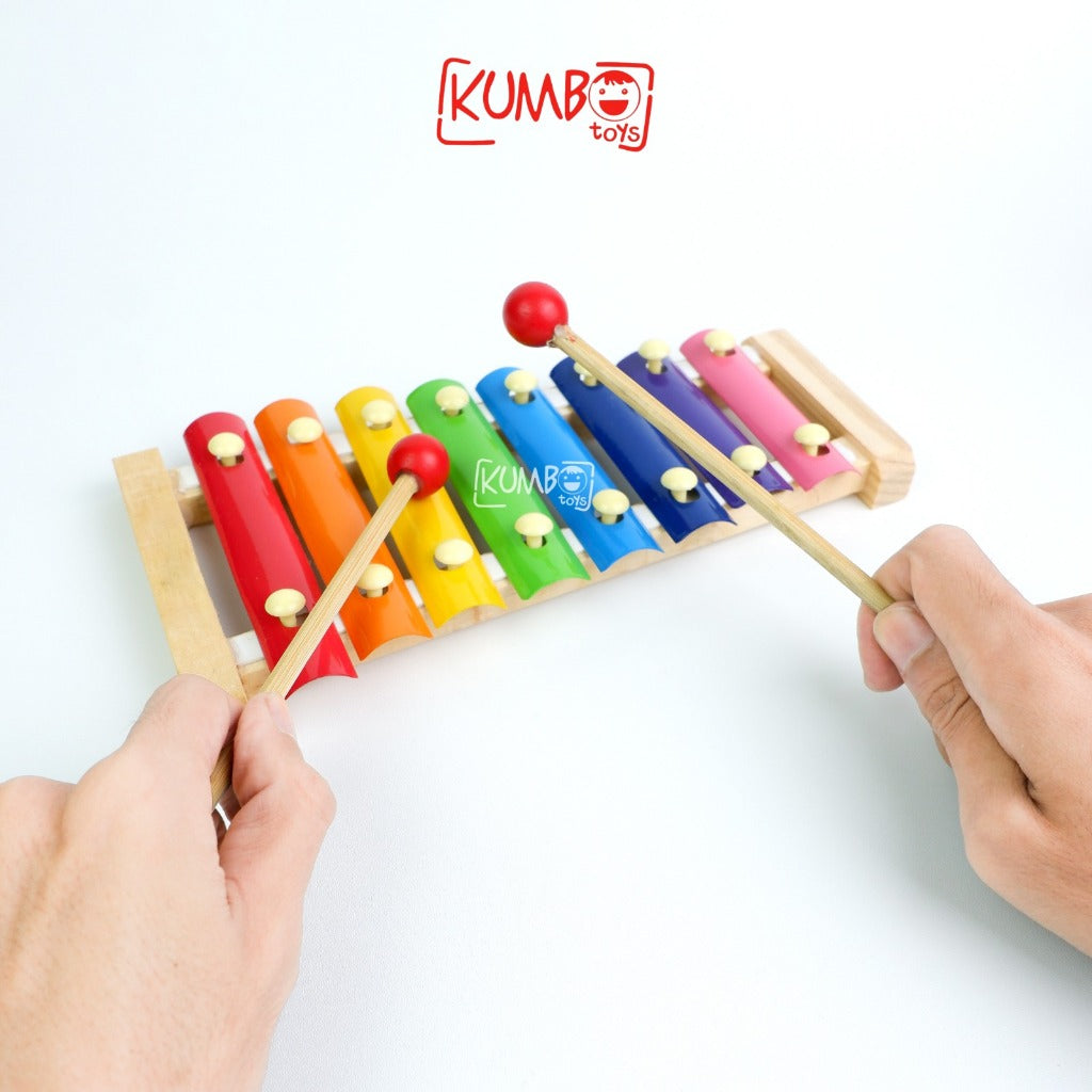 Mainan Edukasi Anak Alat Musik Ketukan Kayu Xylophone