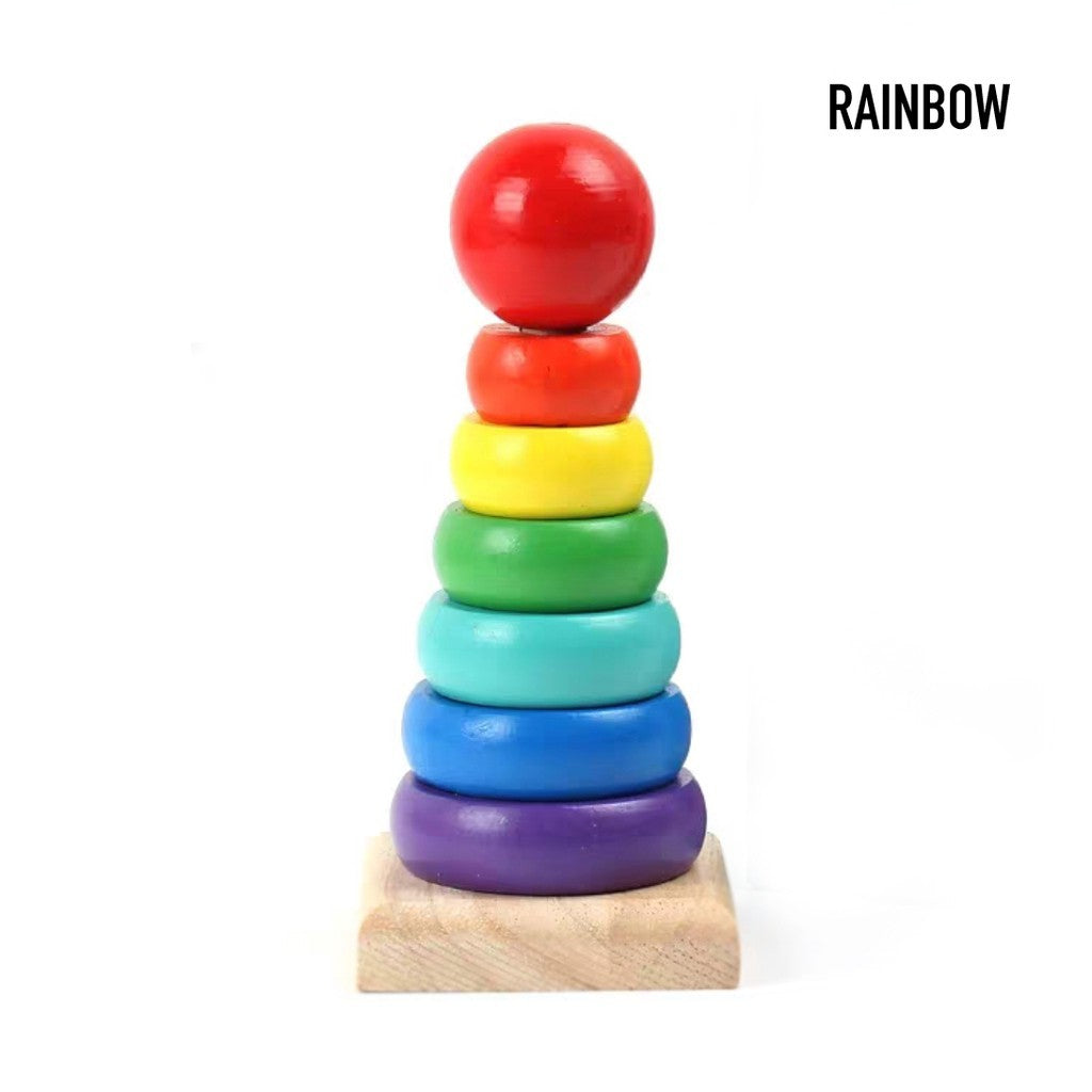 KUMBOTOYS Mainan Edukasi Anak Basic Shape Kayu Balok Geometri Puzzle 3D/Mainan Montesorri Anak
