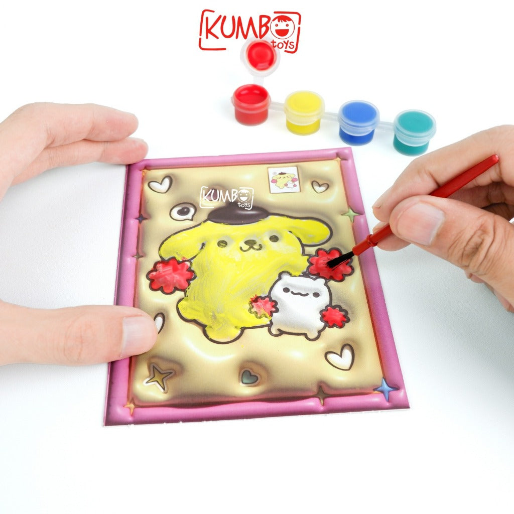 Mainan Edukasi DIY Watercolor Painting Frame Sanrio MINI FRAME PAINTING