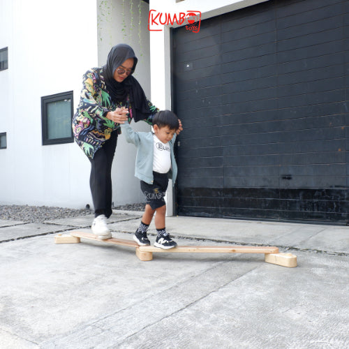Papan Titian Balance Beam Papan Keseimbangan Anak Mainan Kayu Edukatif