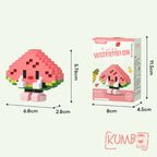Mainan Anak Bricks Fruit Nano 3D Mainan Balok Susun Karakter Buah