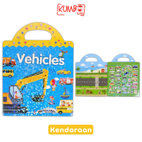 Mainan Edukasi Buku Stiker Anak Sticker Book Activity Kids