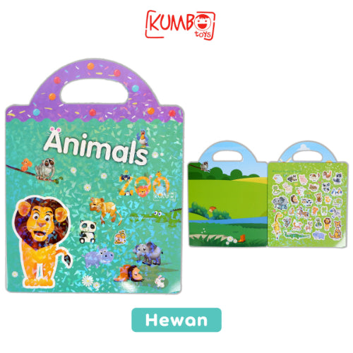 Mainan Edukasi Buku Stiker Anak Sticker Book Activity Kids