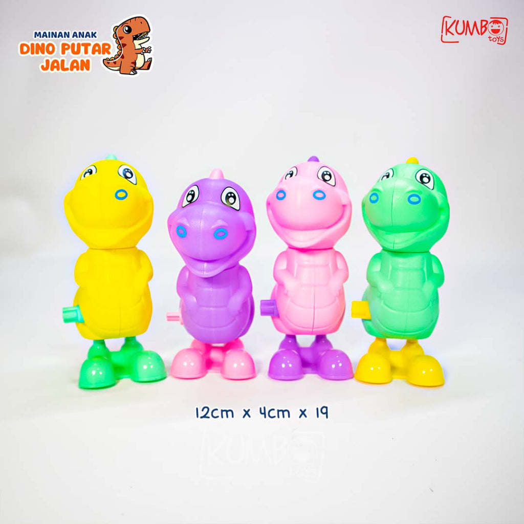 Mainan Anak Dino Berjalan Putar Lompat Warna Lucu