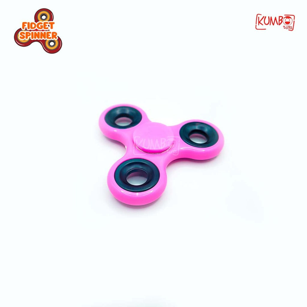 Mainan Edukasi Fidget Hand Spinner Anak Stress Relief Spiner Polos Berwarna