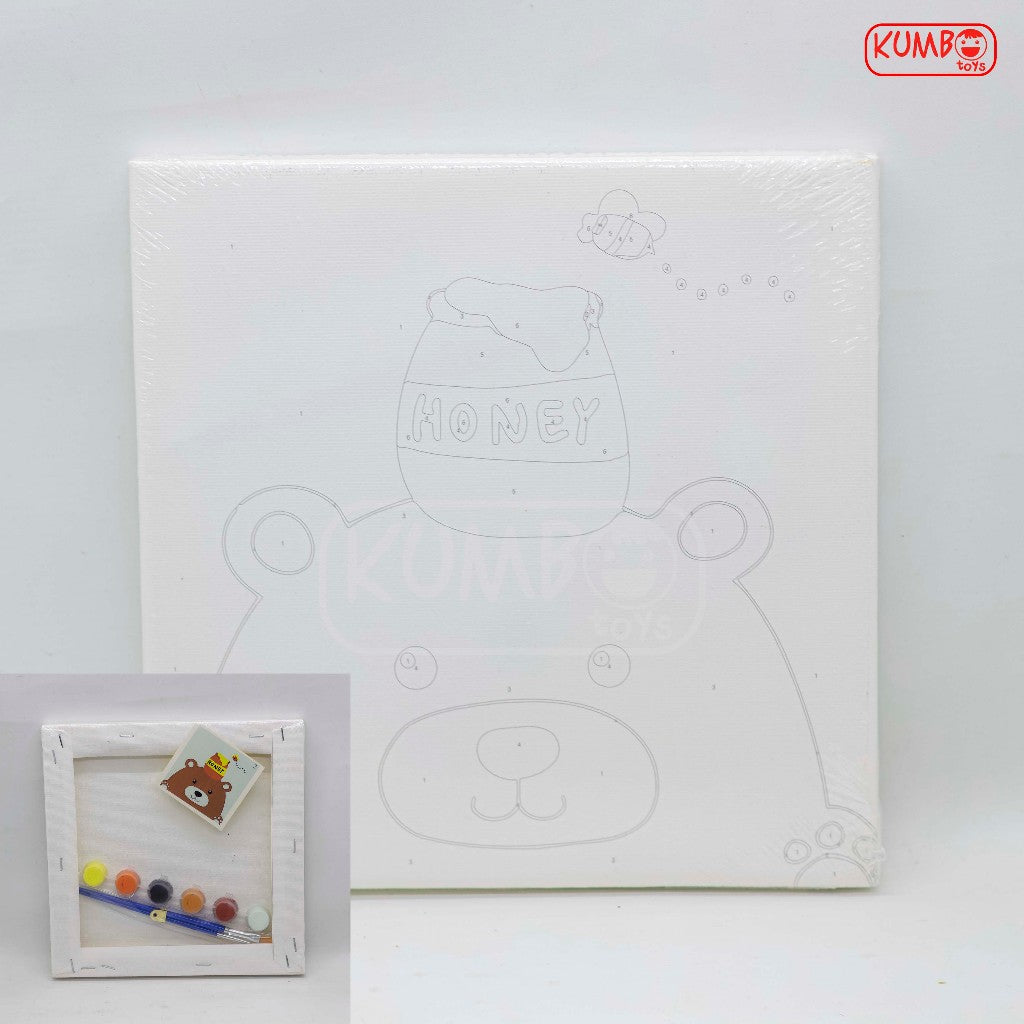 Canvas Painting Number Mainan Edukasi Melukis untuk Anak