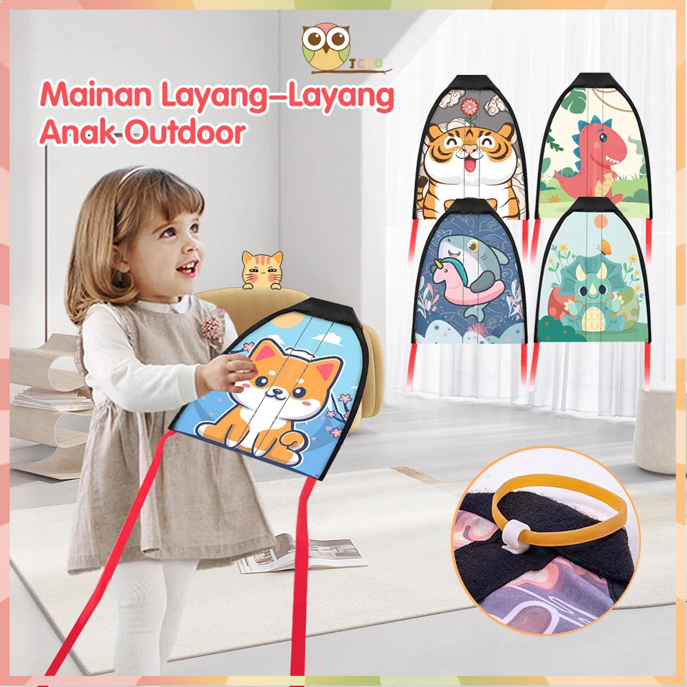 Mainan Outdoor Anak Layang Layang Ketapel Kite