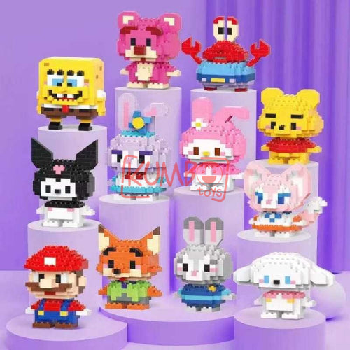 Mainan Edukasi Bricks Mini Mainan Balok Susun 3D