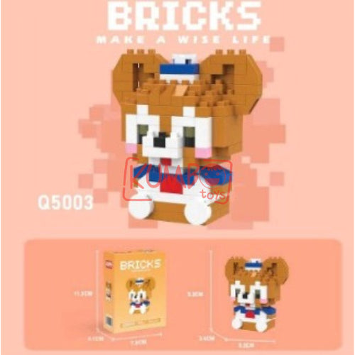 Mainan Edukasi Bricks Mini Mainan Balok Susun 3D