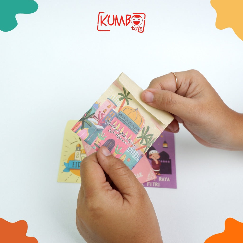 Amplop Lebaran Kecil/Mini EID MUBARAK RAMADHAN KAREEM Selamat Idul Fitri
