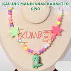 Kalung Manik Anak Karakter Beads Necklace Akrilik Aksesoris Kartun Korea