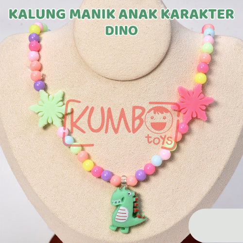 Kalung Manik Anak Karakter Beads Necklace Akrilik Aksesoris Kartun Korea