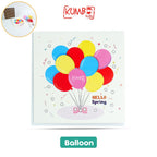 Mainan Edukasi Anak DIY Menempel Pompom Figura Art And Craft Frame