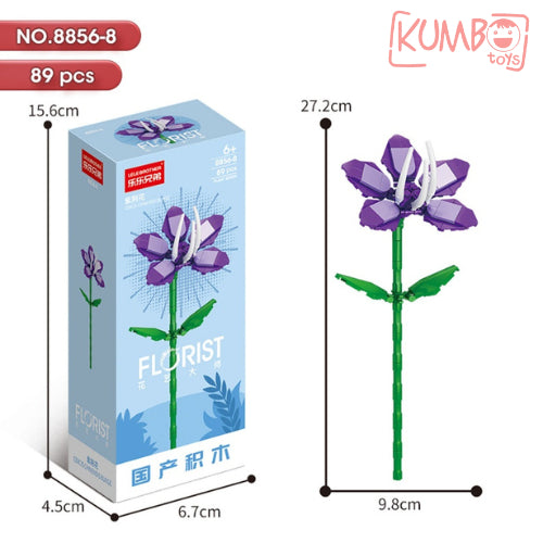 Mainan Edukasi Anak Bricks Flower Florist Plant Series