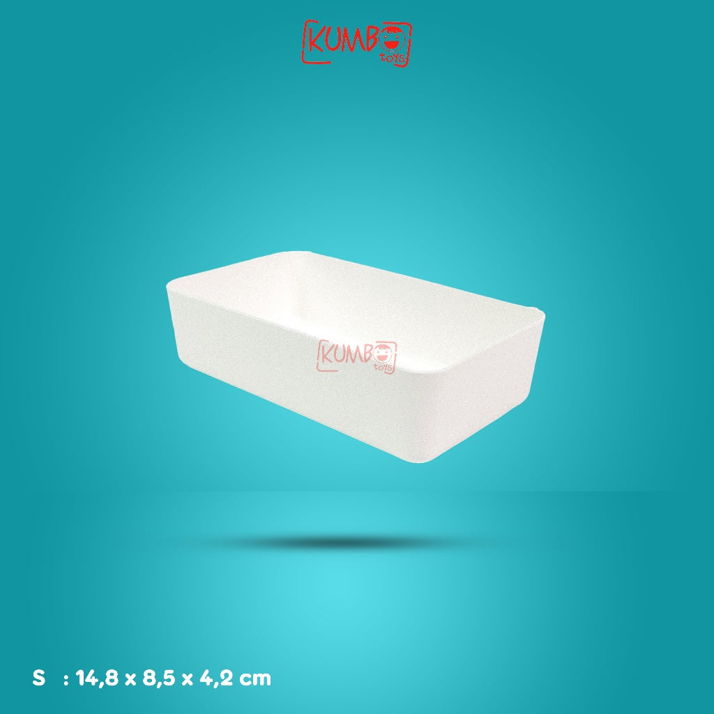 Tray Montessori Sensory Tray Nampan Bermain Tray Bermain Warna Putih