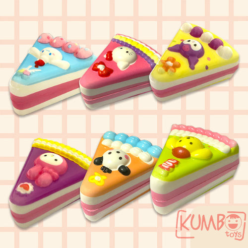 Mainan Anak Squishy Slow Sanrio Cake Karakter Lucu Bentuk Kue