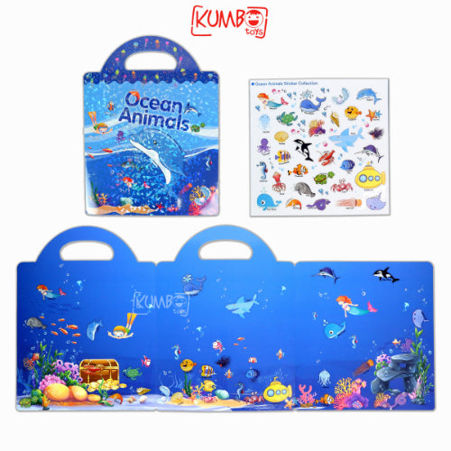 Mainan Edukasi Buku Stiker Anak Sticker Book Activity Kids