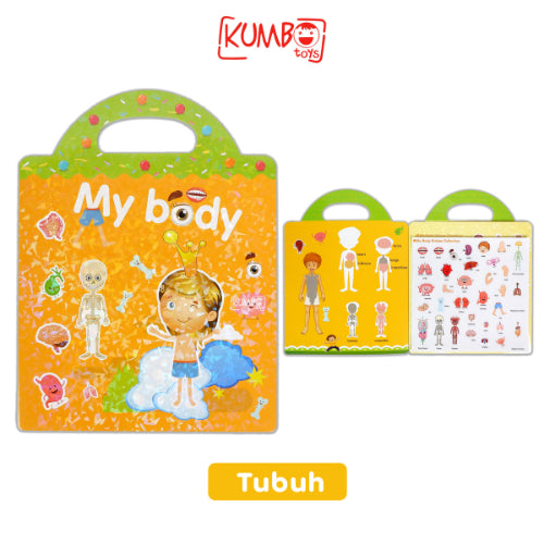 Mainan Edukasi Buku Stiker Anak Sticker Book Activity Kids