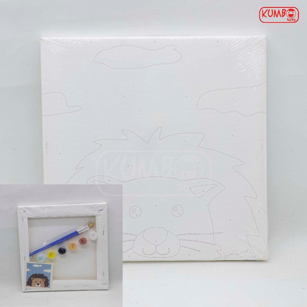 Canvas Painting Number Mainan Edukasi Melukis untuk Anak