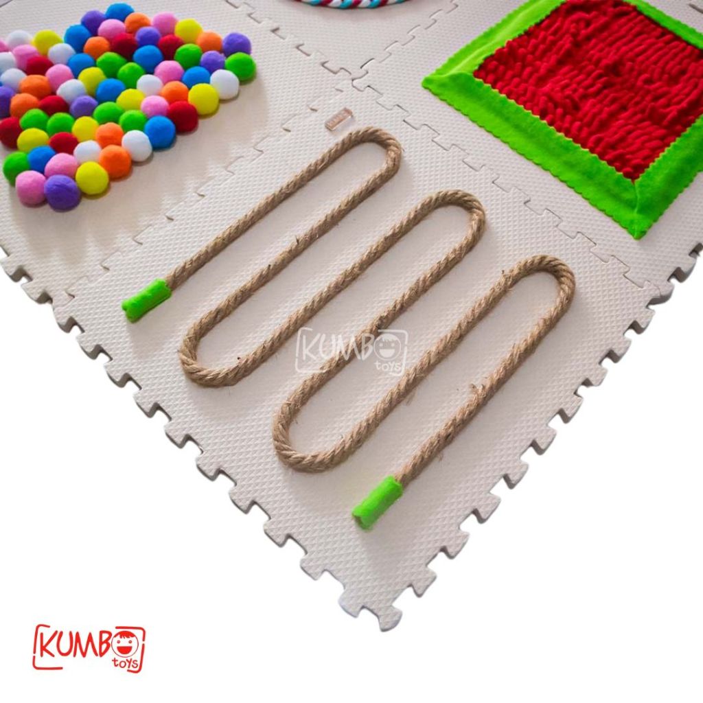 Mainan Edukasi Anak Paket Sensory Path Mat EvaMat